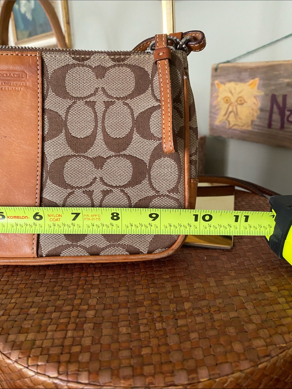 Coach Signature Slim Demi Zip Shoulder Bag - Vintage 2002 - Picture 14 of 15